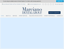 Tablet Screenshot of marcianodg.com